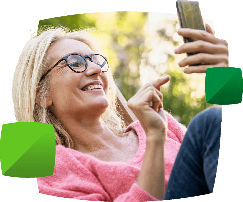 woman on phone